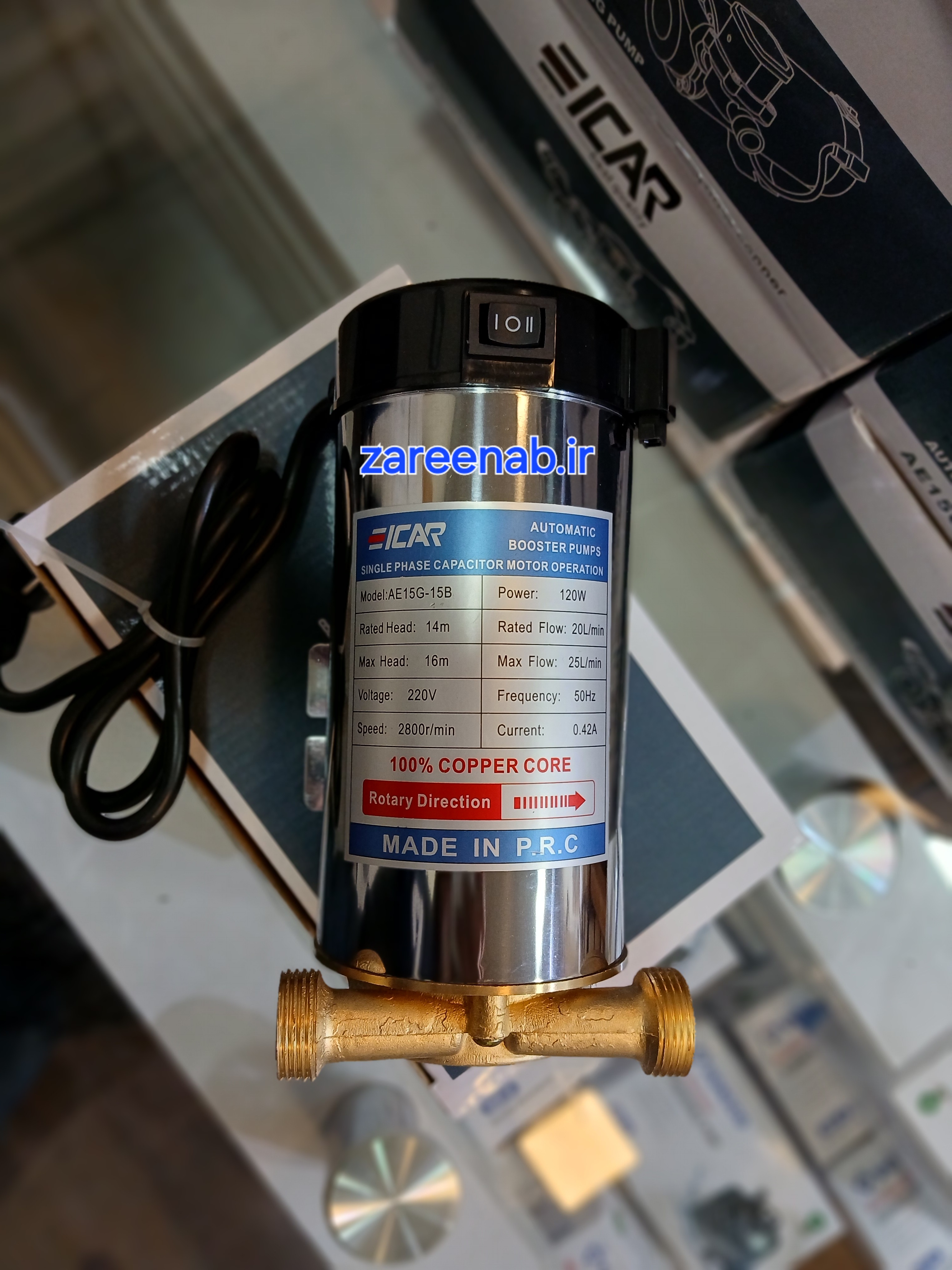 پمپ آب پشت آبگرمکن